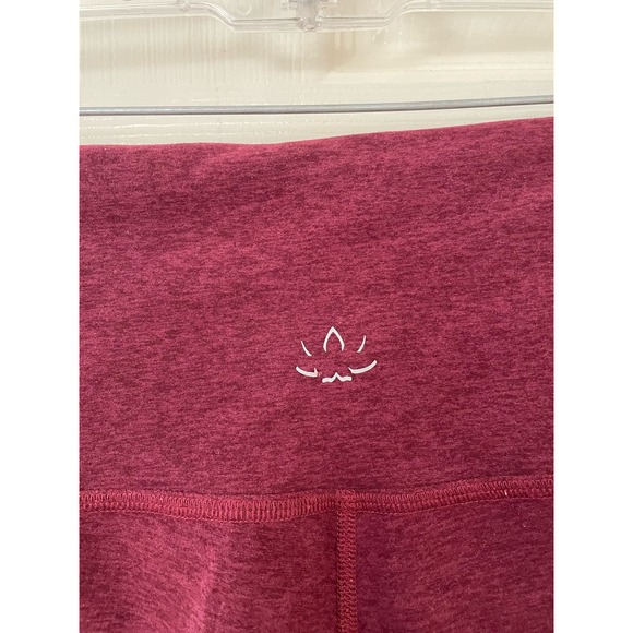 Beyond Yoga Caught In The Midi High Rise Space Dye Burgundy Legging Medium - Picture 7 of 7